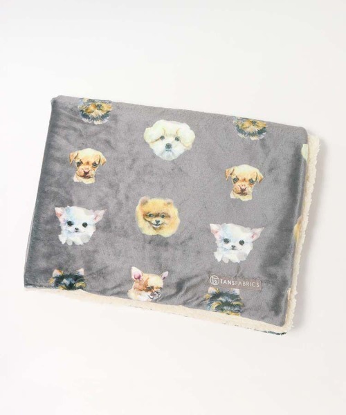 Bleu Bleuet（ブルーブルーエ） ブランケット どうぶつフェイス