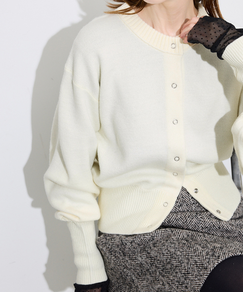 スローブ イエナ（SLOBE IENA）/ジャガードニットカーディガン SLOBE IENA（スローブイエナ） カーディガン ジャガードニット