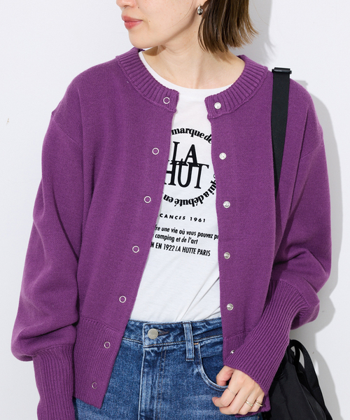 SLOBE IENA（スローブイエナ） カーディガン ジャガードニット