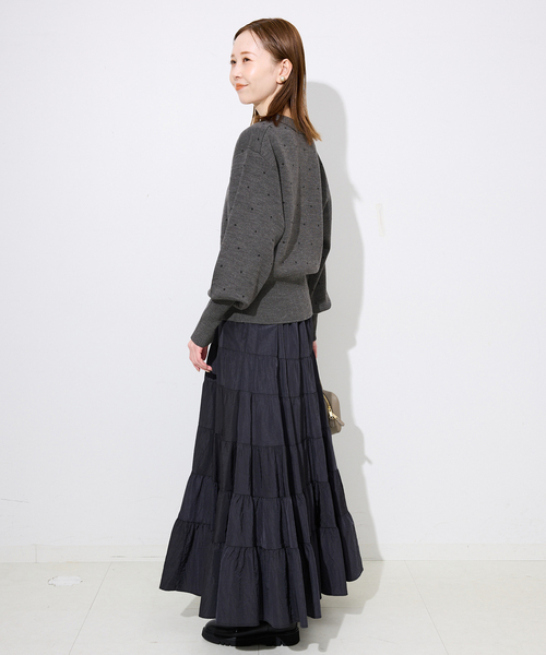 ■新品【SLOBE IENA】ジャガードニットカーディガン SLOBE IENA（スローブイエナ） カーディガン ジャガードニット