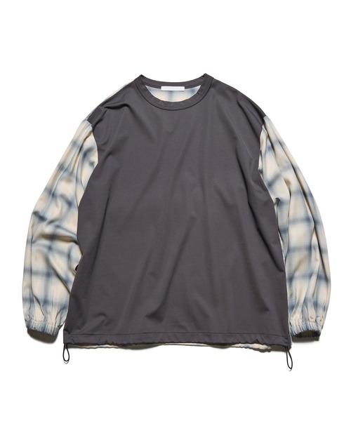 SOPHNET.（ソフネット） tシャツ FABRIC-MIX L/S TOP メンズ