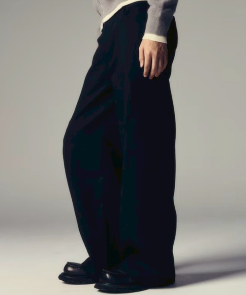 THE C/S PROJECT スラックス 「CS」utility drape wide trousers