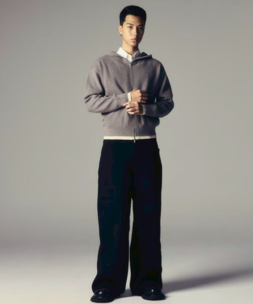 THE C/S PROJECT スラックス 「CS」utility drape wide trousers