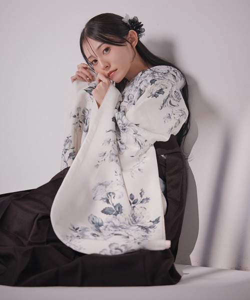 sugar nine 着物 卒業袴3点セット 二尺袖着物 帯 袴 レディース sugar nine 着物 卒業袴3点セット 二尺袖着物 帯 袴 レディース