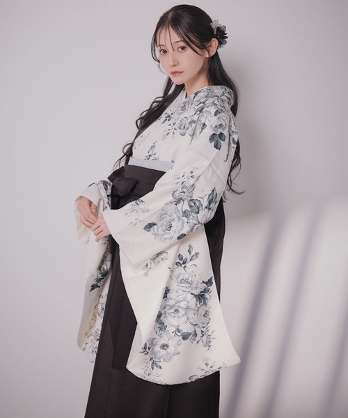 sugar nine 着物 卒業袴3点セット 二尺袖着物 帯 袴 レディース