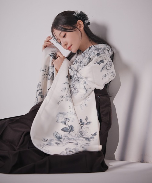 卒業式　二尺袖着物　袴　半幅帯　３点セット　卒業式着物セット sugar nine 着物 卒業袴3点セット 二尺袖着物 帯 袴 レディース