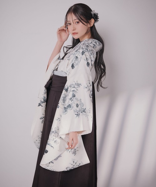sugar nine 着物 卒業袴3点セット 二尺袖着物 帯 袴 レディース