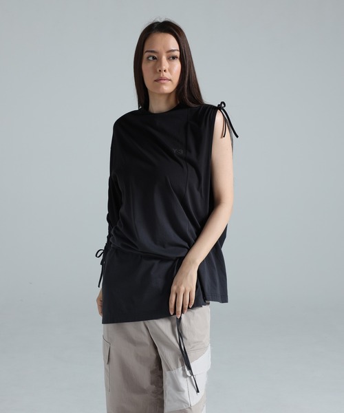 tシャツ Y-3 DIP DYE CINCHED DRAPE TEE レディース