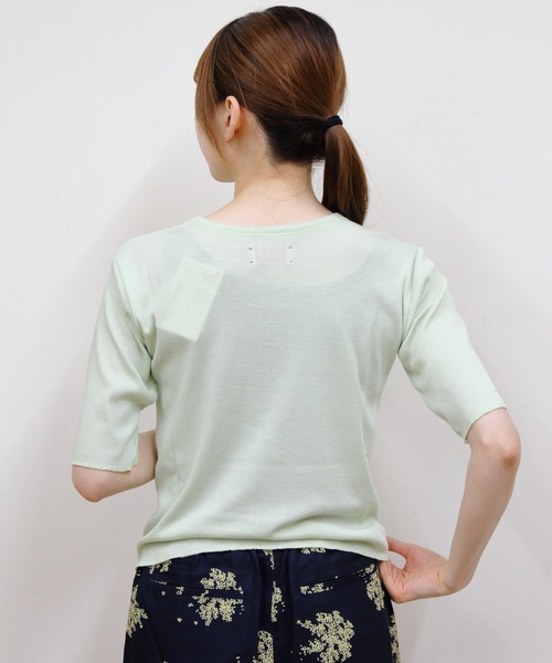 MEYAME（メヤメ） tシャツ ソフトリブハーフスリーブTEE SOFT RIB HALF