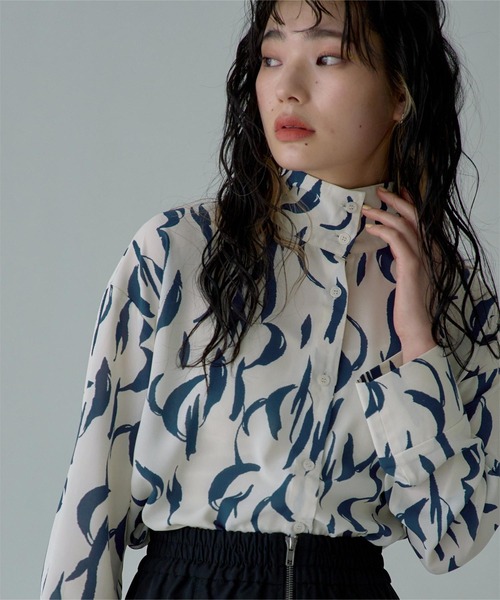 「miette」 長袖ブラウス FREE オフホワイト レディース_画像5