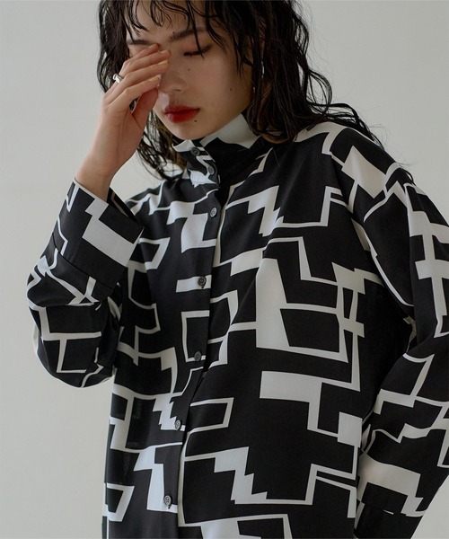 「miette」 長袖ブラウス FREE オフホワイト レディース_画像6