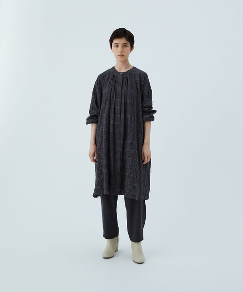 「conges payes ADIEU TRISTESSE」 長袖ワンピース 38 ブラウン系その他 レディース_画像7