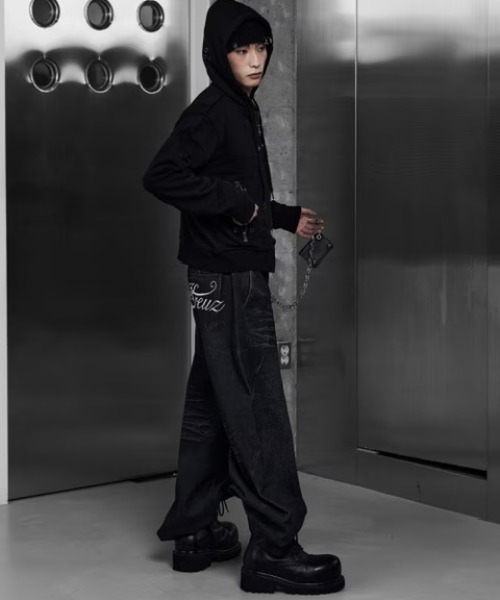 ROSEN KREUZ（ローゼンクロイツ） ワイドパンツ ジーンズ メンズ