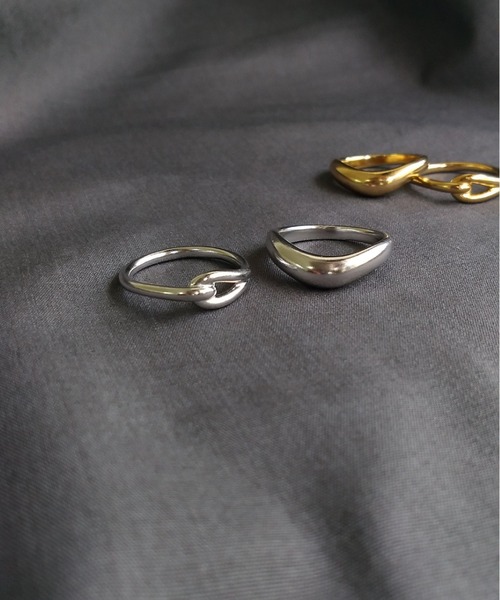 「NOIR DE POUPEE」 リング #9 ゴールド レディース_画像9