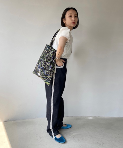 「SANSeLF」 トートバッグ FREE グリーン レディース_画像5