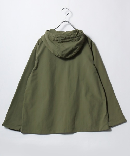 【新品未使用】nowos レースアップフード付きシャツ / カーキ　タグ付き OUTDOOR PRODUCTS (アウトドアプロダクツ) 切り替え 裏メッシュ
