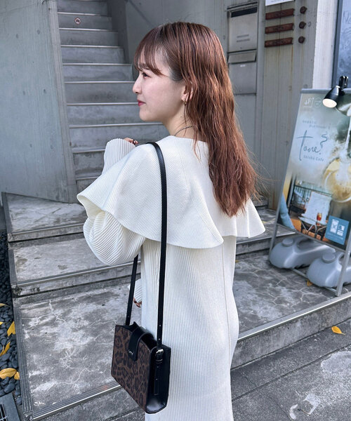 「mystic」 ニットワンピース 1 ブラック レディース_画像7
