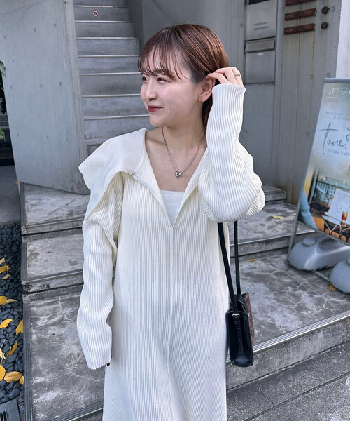 「mystic」 ニットワンピース 1 ブラック レディース_画像8