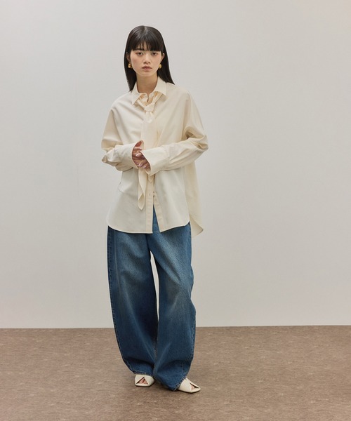ADAM ET ROPE'（アダムエロペ） ワイドパンツ ジーンズ デニム デニム