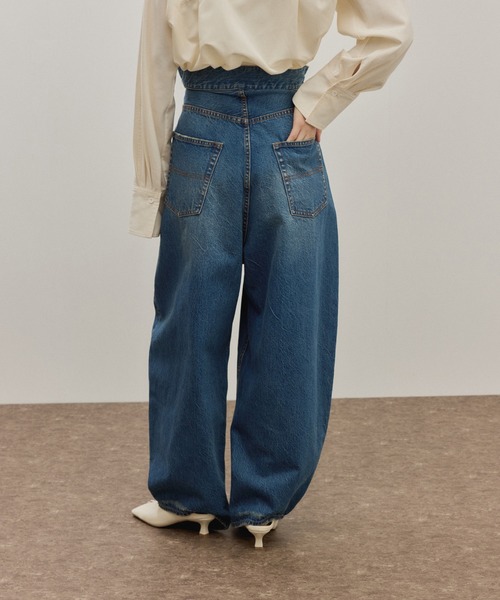 ADAM ET ROPE'（アダムエロペ） ワイドパンツ ジーンズ デニム デニム
