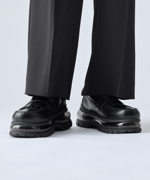 「CLEL」 ローファー M ブラック メンズ_画像8