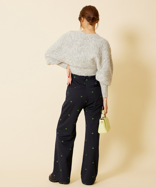 「U by SPICK&SPAN」 長袖ニット FREE ライトグレー レディース_画像5