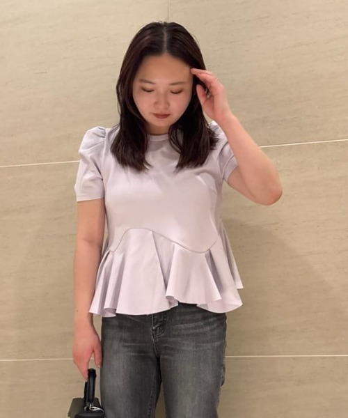 CELFORDトップス CELFORD（セルフォード） tシャツ 「洗える」アシンメトリーカット