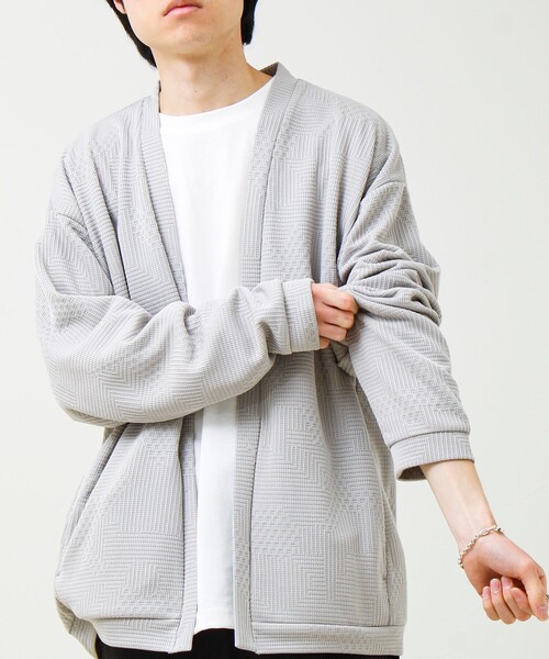 ハロッズ カーディガン ScoLar（スカラー）の「133747：蝶柄ニットカーディガン（カーディガン