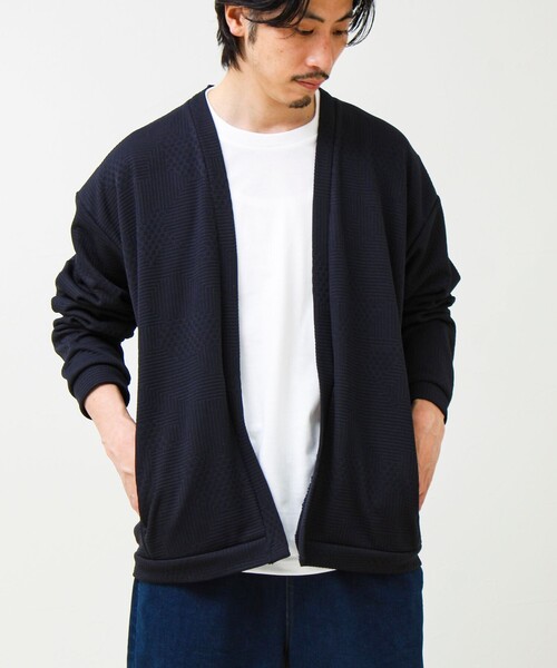ハロッズ カーディガン ScoLar（スカラー）の「133747：蝶柄ニットカーディガン（カーディガン