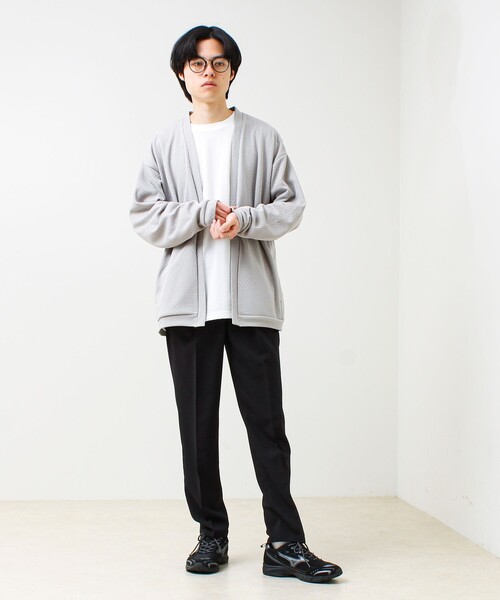GLOSTER（グロスター） カーディガン 「ロンTとカーデの2点セット