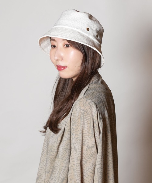 「CA4LA」 ハット ONESIZE グレー レディース_画像8