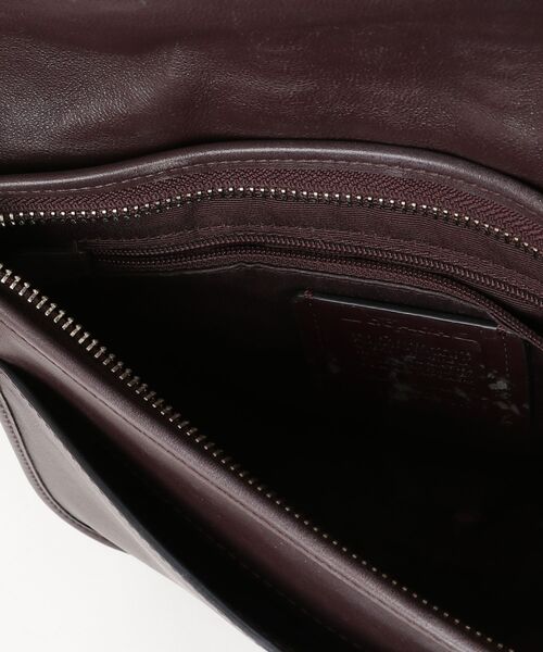 COACH（コーチ） ストライプ柄ショルダーバッグ - ブラウン レディース 