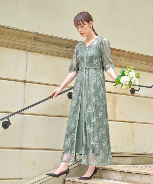 「GIRL」 半袖ワンピース S ダークアッシュ レディース_画像8