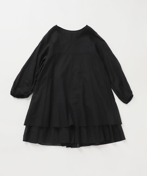 【SLOBE IENA】コットンボイルティアードワンピース SLOBE IENA（スローブイエナ） ワンピース コットンボイルティアード