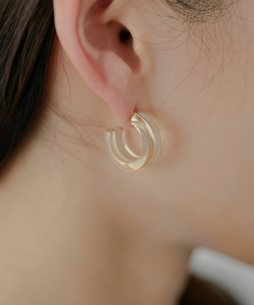 「ear PAPILLONNER」 ピアス(両耳用) FREE ゴールド レディース_画像6