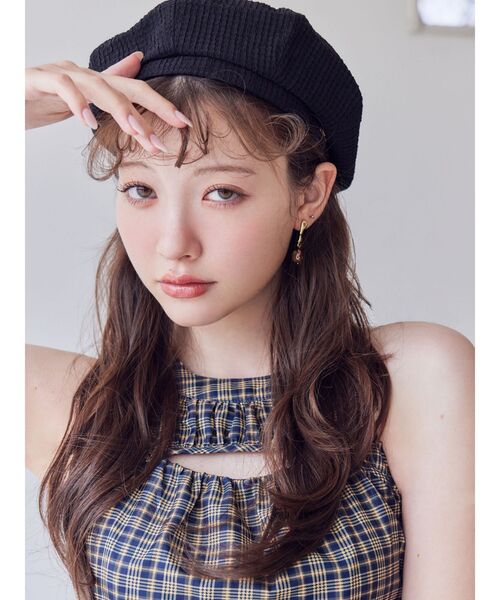 GANNI（ガニー） 帽子 ベレー帽 レディース GANNI Structured Rib