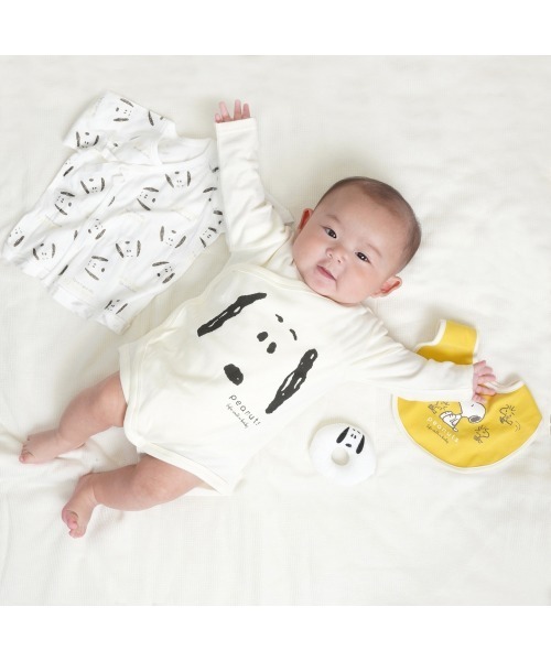 PEANUTS 出産祝い SNOOPY スヌーピー 新生児ギフトボックス 4点セット