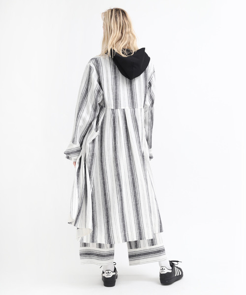 「RNA」 長袖ワンピース MEDIUM カーキ レディース_画像7