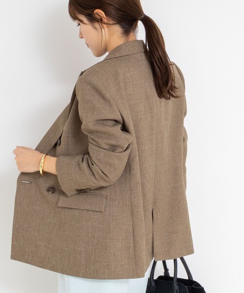 「NOLLEY'S Sophi」 テーラードジャケット 38 ダークブラウン レディースの画像
