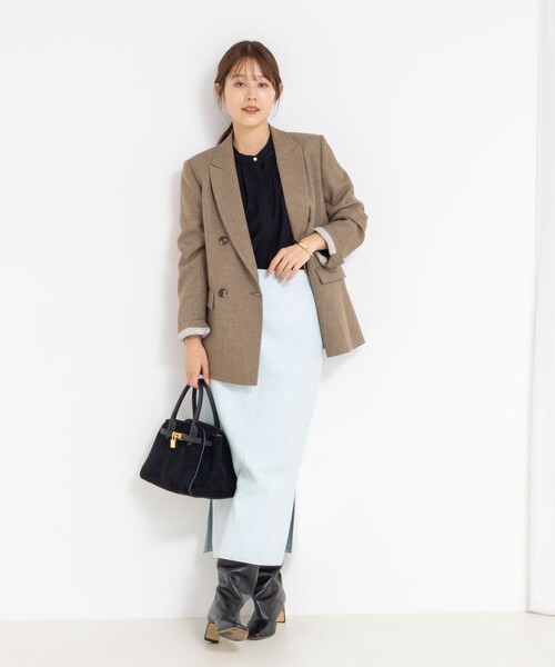 「NOLLEY'S Sophi」 テーラードジャケット 38 ダークブラウン レディースの画像