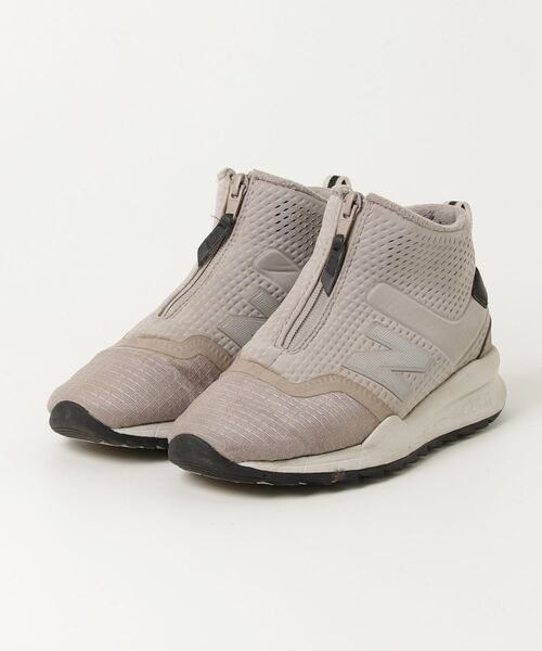 New Balance（ニューバランス） ハイカットスニーカー 22.5cm ベージュ