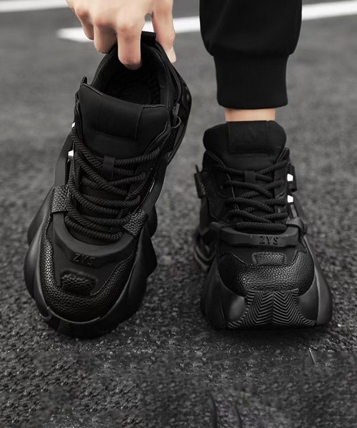 「CALIFORNIA OUTFITTERS」 「bujtadt」ローカットスニーカー 42 ブラック メンズ_画像6