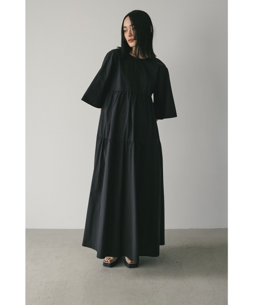 「STYLEMIXER」 半袖ワンピース SMALL オレンジ レディース_画像5