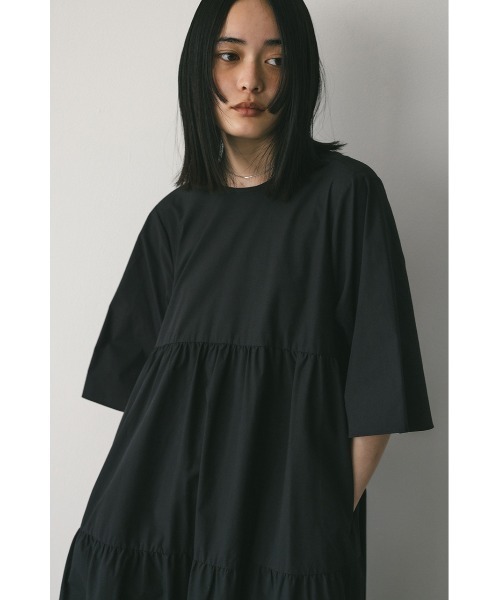 「STYLEMIXER」 半袖ワンピース SMALL オレンジ レディース_画像7