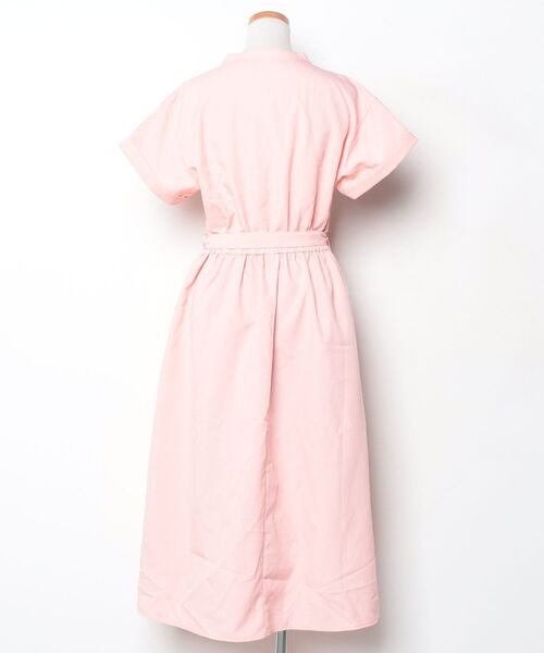 「ITS'DEMO」 半袖ワンピース 00 ピンク レディース_画像2