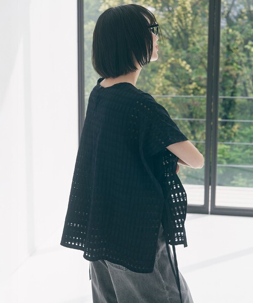 tシャツ 半袖 シアー レイヤード Tシャツ レディース | UNFILO | 09