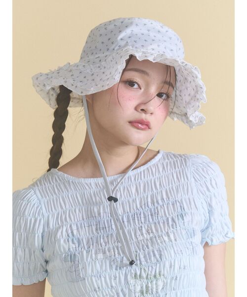 merry jenny（メリージェニー） 帽子 ハット frill nylon hat