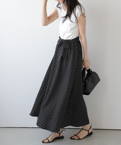 ワンピース 夏 ドット柄ロングワンピース : ZOZOTOWN Yahoo!店 - 通販