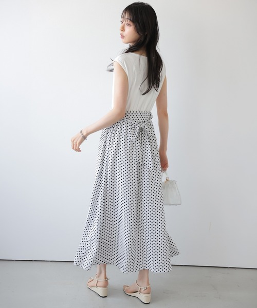 ワンピース 夏 ドット柄ロングワンピース : ZOZOTOWN Yahoo!店 - 通販