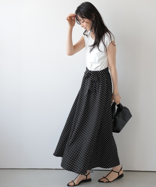 ワンピース 夏 ドット柄ロングワンピース : ZOZOTOWN Yahoo!店 - 通販